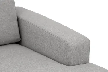 Crazy 5-sits Vänstervänd U-formad Soffa med Divan och Schäslong i Tyg - Grå - Möbler - Vardagsrum - Soffor - U-soffor