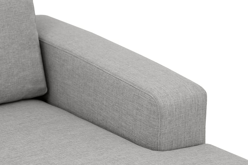 Crazy 5-sits Vänstervänd U-formad Soffa med Divan och Schäslong i Tyg - Grå - Möbler - Vardagsrum - Soffor - U-soffor