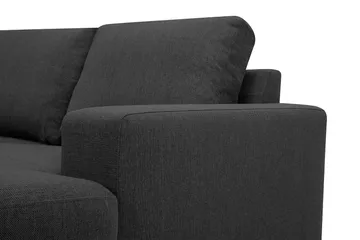 Crazy 5-sits Vänstervänd U-formad Soffa med Divan och Schäslong i Tyg - Mörkgrå - Möbler - Vardagsrum - Soffor - U-soffor
