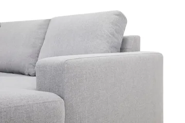 Crazy 5-sits Vänstervänd U-formad X-Large Soffa med Divan och Schäslong i Tyg - Grå - Möbler - Vardagsrum - Soffor - U-soffor