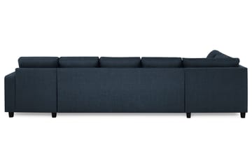 Crazy 5-sits Vänstervänd U-formad X-Large Soffa med Divan och Schäslong i Tyg - Mörkblå - Möbler - Vardagsrum - Soffor - U-soffor