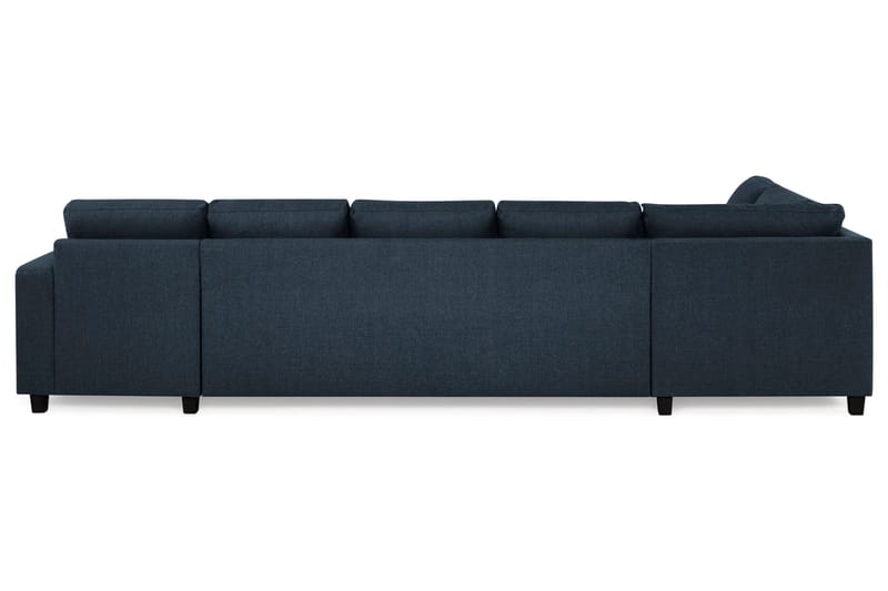 Crazy 5-sits Vänstervänd U-formad X-Large Soffa med Divan och Schäslong i Tyg - Mörkblå - Möbler - Vardagsrum - Soffor - U-soffor