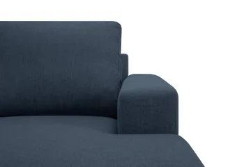 Crazy 5-sits Vänstervänd U-formad X-Large Soffa med Divan och Schäslong i Tyg - Mörkblå - Möbler - Vardagsrum - Soffor - U-soffor