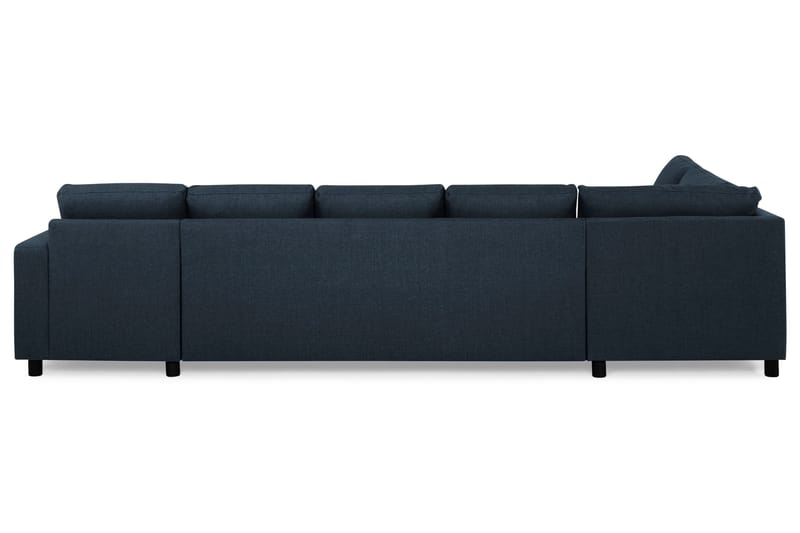 Crazy 5-sits Vänstervänd U-formad X-Large Soffa med Divan och Schäslong i Tyg - Mörkblå - Möbler - Vardagsrum - Soffor - U-soffor