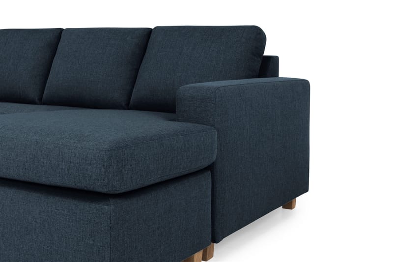 Crazy 5-sits Vänstervänd U-formad X-Large Soffa med Divan och Schäslong i Tyg - Mörkblå - Möbler - Vardagsrum - Soffor - U-soffor