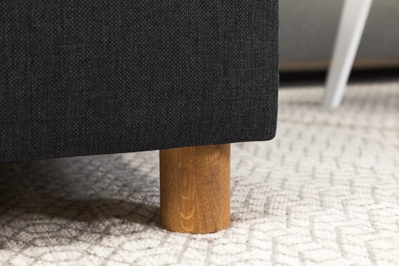 Crazy 6-sits Högervänd U-formad XX-Large Soffa med Divan och Schäslong i Tyg - Antracit - Möbler - Vardagsrum - Soffor - U-soffor