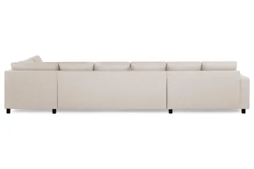 Crazy 6-sits Högervänd U-formad XX-Large Soffa med Divan och Schäslong i Tyg - Beige - Möbler - Vardagsrum - Soffor - U-soffor