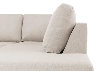 Crazy 6-sits Högervänd U-formad XX-Large Soffa med Divan och Schäslong i Tyg - Beige - Möbler - Vardagsrum - Soffor - U-soffor