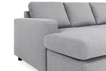 Crazy 6-sits Högervänd U-formad XX-Large Soffa med Divan och Schäslong i Tyg - Grå - Möbler - Vardagsrum - Soffor - U-soffor