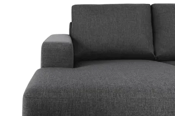 Crazy 6-sits Högervänd U-formad XX-Large Soffa med Divan och Schäslong i Tyg - Mörkgrå - Möbler - Vardagsrum - Soffor - U-soffor