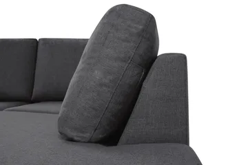 Crazy 6-sits Högervänd U-formad XX-Large Soffa med Divan och Schäslong i Tyg - Mörkgrå - Möbler - Vardagsrum - Soffor - U-soffor