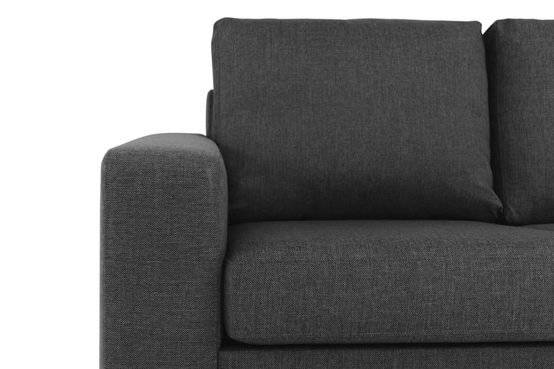 Crazy 6-sits Vändbar L-formad X-Large Hörnsoffa i Tyg - Antracit - Möbler - Vardagsrum - Soffor - Hörnsoffor