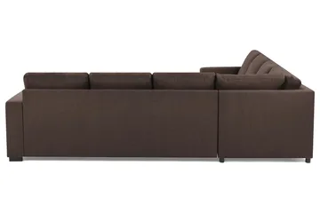 Crazy 6-sits Vändbar L-formad X-Large Hörnsoffa i Tyg - Brun - Möbler - Vardagsrum - Soffor - Hörnsoffor