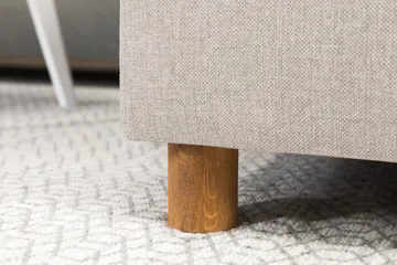 Crazy 6-sits Vänstervänd U-formad XX-Large Soffa med Divan och Schäslong i Tyg - Beige - Möbler - Vardagsrum - Soffor - U-soffor