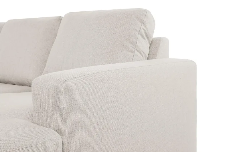 Crazy 6-sits Vänstervänd U-formad XX-Large Soffa med Divan och Schäslong i Tyg - Beige - Möbler - Vardagsrum - Soffor - U-soffor