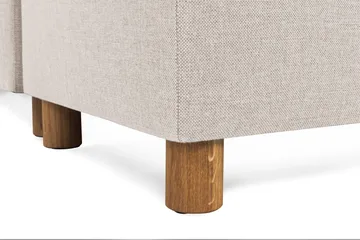 Crazy 6-sits Vänstervänd U-formad XX-Large Soffa med Divan och Schäslong i Tyg - Beige - Möbler - Vardagsrum - Soffor - U-soffor