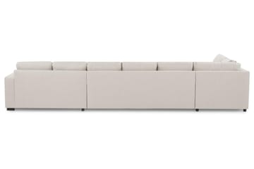 Crazy 6-sits Vänstervänd U-formad XX-Large Soffa med Divan och Schäslong i Tyg - Beige - Möbler - Vardagsrum - Soffor - U-soffor
