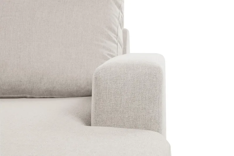Crazy 6-sits Vänstervänd U-formad XX-Large Soffa med Divan och Schäslong i Tyg - Beige - Möbler - Vardagsrum - Soffor - U-soffor