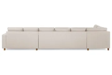 Crazy 6-sits Vänstervänd U-formad XX-Large Soffa med Divan och Schäslong i Tyg - Beige - Möbler - Vardagsrum - Soffor - U-soffor