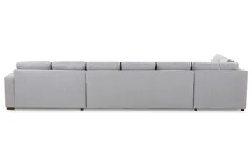 Crazy 6-sits Vänstervänd U-formad XX-Large Soffa med Divan och Schäslong i Tyg - Grå - Möbler - Vardagsrum - Soffor - U-soffor