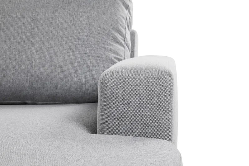 Crazy 6-sits Vänstervänd U-formad XX-Large Soffa med Divan och Schäslong i Tyg - Grå - Möbler - Vardagsrum - Soffor - U-soffor