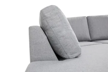 Crazy 6-sits Vänstervänd U-formad XX-Large Soffa med Divan och Schäslong i Tyg - Grå - Möbler - Vardagsrum - Soffor - U-soffor