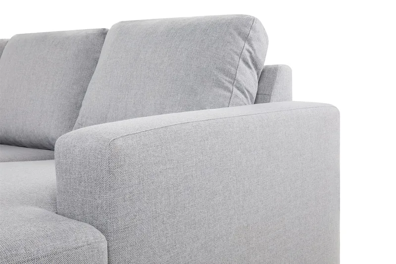 Crazy 6-sits Vänstervänd U-formad XX-Large Soffa med Divan och Schäslong i Tyg - Grå - Möbler - Vardagsrum - Soffor - U-soffor