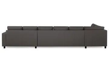 Crazy 6-sits Vänstervänd U-formad XX-Large Soffa med Divan och Schäslong i Tyg - Mörkgrå - Möbler - Vardagsrum - Soffor - U-soffor