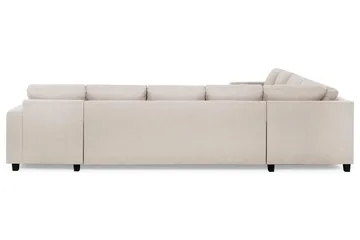 Crazy 7-sits Högervänd U-formad XX-Large Hörnsoffa med divan i Tyg - Beige - Möbler - Vardagsrum - Soffor - Hörnsoffor