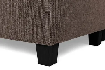 Crazy 7-sits Högervänd U-formad XX-Large Hörnsoffa med divan i Tyg - Brun - Möbler - Vardagsrum - Soffor - Hörnsoffor