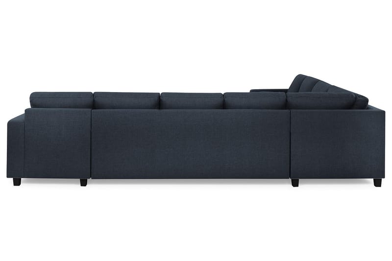 Crazy 7-sits Högervänd U-formad XX-Large Hörnsoffa med divan i Tyg - Mörkblå - Möbler - Vardagsrum - Soffor - Hörnsoffor