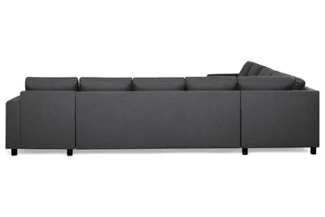 Crazy 7-sits Högervänd U-formad XX-Large Hörnsoffa med divan i Tyg - Mörkgrå - Möbler - Vardagsrum - Soffor - Hörnsoffor