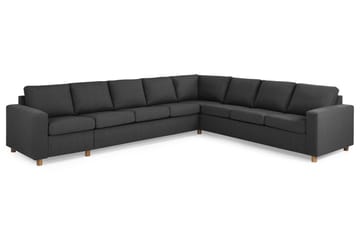 Crazy 7-sits Vändbar L-formad XX-Large Hörnsoffa i Tyg - Antracit - Möbler - Vardagsrum - Soffor - Hörnsoffor