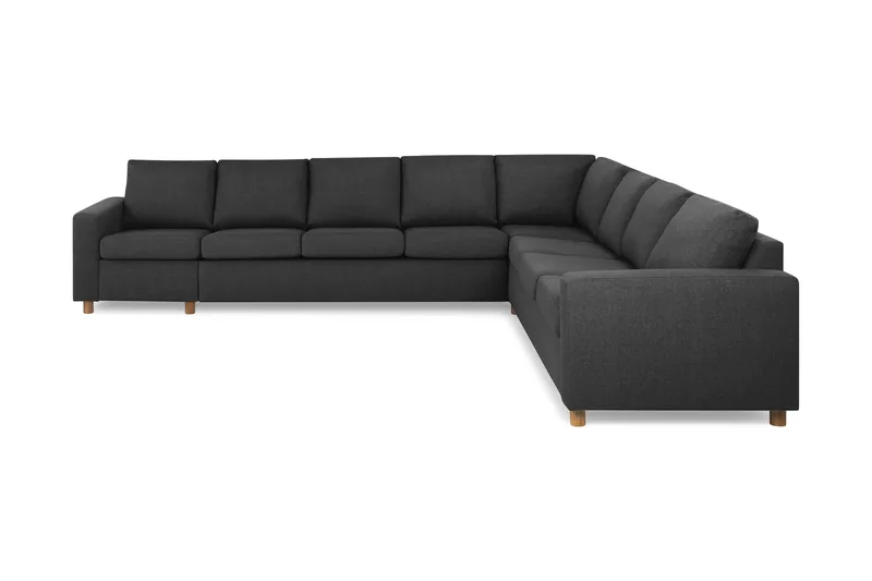 Crazy 7-sits Vändbar L-formad XX-Large Hörnsoffa i Tyg - Antracit - Möbler - Vardagsrum - Soffor - Hörnsoffor
