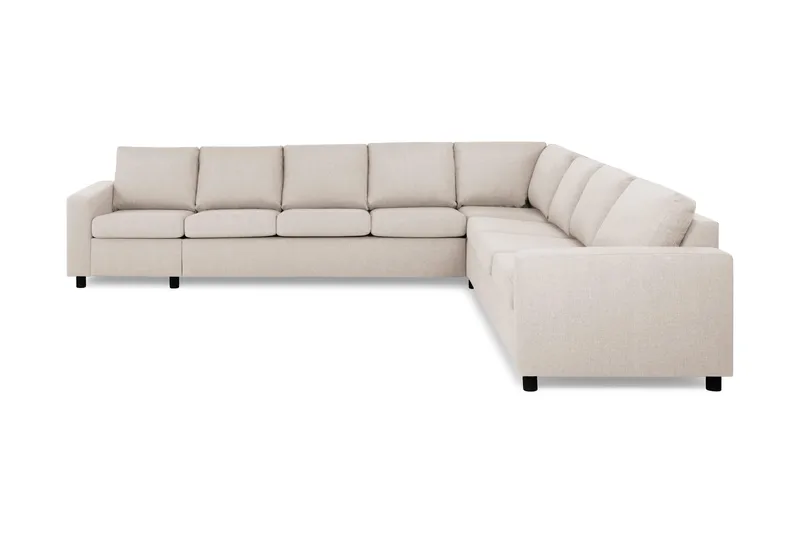 Crazy 7-sits Vändbar L-formad XX-Large Hörnsoffa i Tyg - Beige - Möbler - Vardagsrum - Soffor - Hörnsoffor