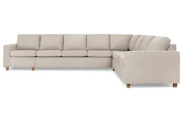 Crazy 7-sits Vändbar L-formad XX-Large Hörnsoffa i Tyg - Beige - Möbler - Vardagsrum - Soffor - Hörnsoffor
