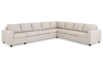 Crazy 7-sits Vändbar L-formad XX-Large Hörnsoffa i Tyg - Beige - Möbler - Vardagsrum - Soffor - Hörnsoffor
