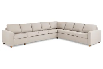 Crazy 7-sits Vändbar L-formad XX-Large Hörnsoffa i Tyg - Beige - Möbler - Vardagsrum - Soffor - Hörnsoffor