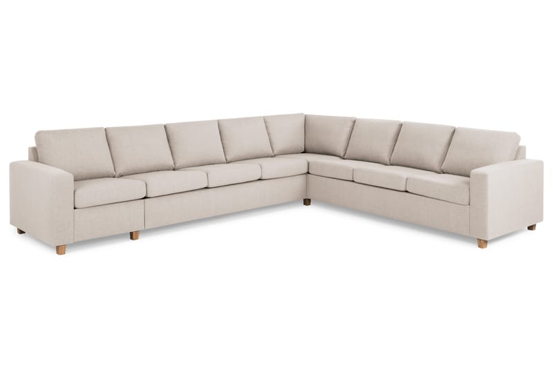 Crazy 7-sits Vändbar L-formad XX-Large Hörnsoffa i Tyg - Beige - Möbler - Vardagsrum - Soffor - Hörnsoffor