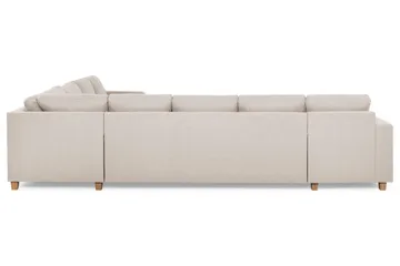 Crazy 7-sits Vändbar L-formad XX-Large Hörnsoffa i Tyg - Beige - Möbler - Vardagsrum - Soffor - Hörnsoffor