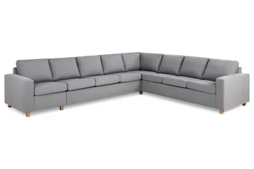 Crazy 7-sits Vändbar L-formad XX-Large Hörnsoffa i Tyg - Grå - Möbler - Vardagsrum - Soffor - Hörnsoffor