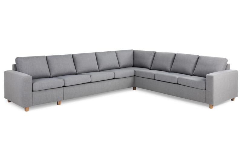 Crazy 7-sits Vändbar L-formad XX-Large Hörnsoffa i Tyg - Grå - Möbler - Vardagsrum - Soffor - Hörnsoffor
