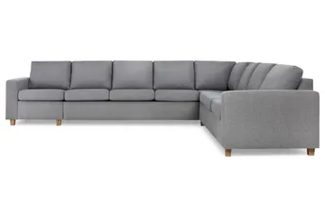 Crazy 7-sits Vändbar L-formad XX-Large Hörnsoffa i Tyg - Grå - Möbler - Vardagsrum - Soffor - Hörnsoffor