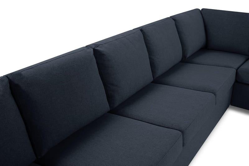 Crazy 7-sits Vändbar L-formad XX-Large Hörnsoffa i Tyg - Mörkblå - Möbler - Vardagsrum - Soffor - Hörnsoffor