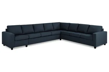 Crazy 7-sits Vändbar L-formad XX-Large Hörnsoffa i Tyg - Mörkblå - Möbler - Vardagsrum - Soffor - Hörnsoffor