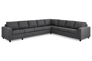 Crazy 7-sits Vändbar L-formad XX-Large Hörnsoffa i Tyg - Mörkgrå - Möbler - Vardagsrum - Soffor - Hörnsoffor