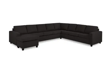 Crazy 7-sits Vändbar U-formad XX-Large Hörnsoffa med divan i Tyg - Antracit - Möbler - Vardagsrum - Soffor - Hörnsoffor