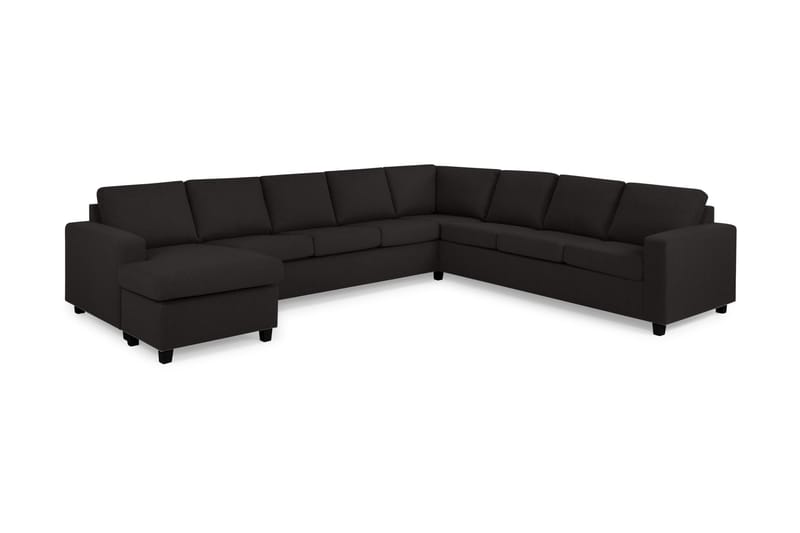 Crazy 7-sits Vändbar U-formad XX-Large Hörnsoffa med divan i Tyg - Antracit - Möbler - Vardagsrum - Soffor - Hörnsoffor