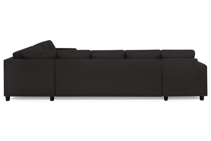 Crazy 7-sits Vändbar U-formad XX-Large Hörnsoffa med divan i Tyg - Antracit - Möbler - Vardagsrum - Soffor - Hörnsoffor