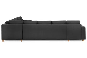 Crazy 7-sits Vändbar U-formad XX-Large Hörnsoffa med divan i Tyg - Antracit - Möbler - Vardagsrum - Soffor - Hörnsoffor